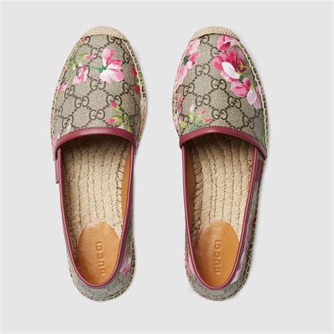 women gucci gg blooms supreme slide sandals stores|gucci espadrilles blooms.